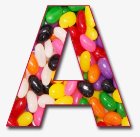 Jelly-bean - Jelly Bean Letters, HD Png Download, Free Download