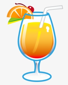 Tropical Drink Clip Art Library - Clip Art Tropical Drink, HD Png Download, Free Download