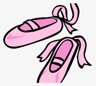 Ballet Slippers Clipart - Pink Ballet Shoes Clipart, HD Png Download, Free Download