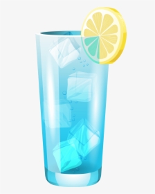 Transparent Blue Cocktail Png Clipart - Lemon, Png Download, Free Download