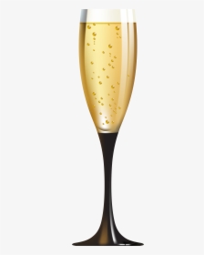 Cocktail Clipart Champagne Glass - Champagne Flute Clip Art, HD Png Download, Free Download