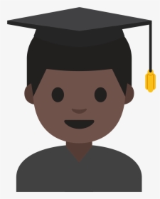 Emoji Graduation Png - Emoji De Formatura Png, Transparent Png, Free Download