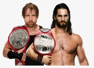 The Shield Dean Ambrose Et Seth Rollins - Seth Rollins Dean Ambrose Tag Team, HD Png Download, Free Download