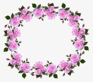 Frame, Border, Floral, Roses, Decorative - Flower Decorative Border Designs, HD Png Download, Free Download