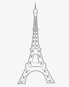 Eiffel Tower Paris Love Transparent Image Eiffel Tower - Torre De Paris Para Dibujar, HD Png Download, Free Download
