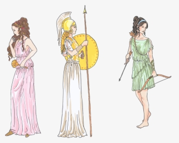Greek Mythology Cartoon Artemis, HD Png Download, Free Download