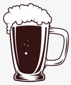 Mug Beer Vector Coffee Cup Hd Image Free Png Clipart - Vector Beer Glass Png, Transparent Png, Free Download