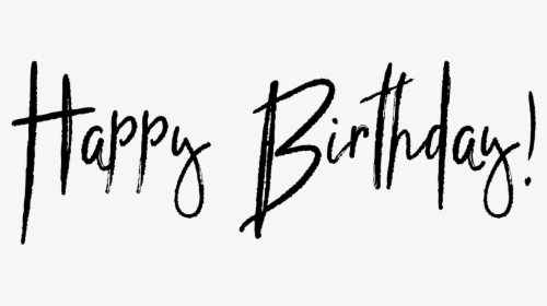 Happy Birthday Png Transparent - Happy Birthday Text Png, Png Download, Free Download