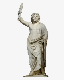 Greek Mythology Statue Png - Zeus Statue Transparent Background, Png Download, Free Download
