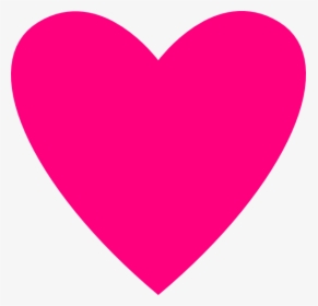 Hot Pink Heart Png, Transparent Png, Free Download