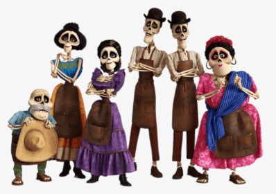 Miguel"s Skeleton Family - Characters From Coco, HD Png Download, Free Download