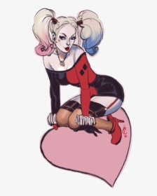 Harley Quinn Png Suicide Squad With Legs Image Library - Harley Quinn Porn Drawings Art, Transparent Png, Free Download