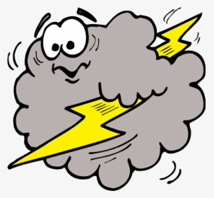 Lightning Cloud Thunderstorm Clip Art Cliparts Free - Lightning And Cloud Clipart, HD Png Download, Free Download