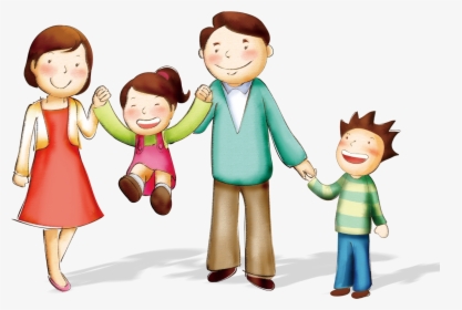 Clip Art Child Happiness A Of - Family Cartoon Images Png, Transparent Png, Free Download