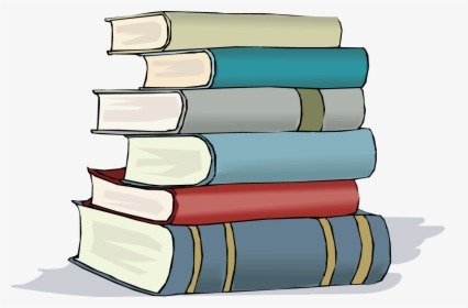 Free Png Of Library Books - Stack Of Books Clipart, Transparent Png, Free Download
