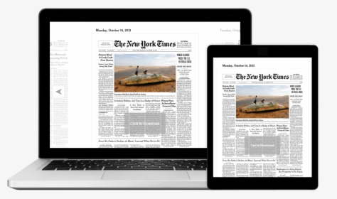 New York Times Online Newspaper, HD Png Download, Free Download