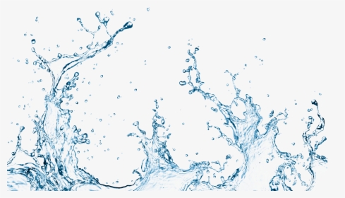 Transparent Water - Water Splash Transparent Psd, HD Png Download, Free Download