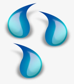 Water Drop 1 Clip Arts - Water Droplets Clip Art, HD Png Download, Free Download