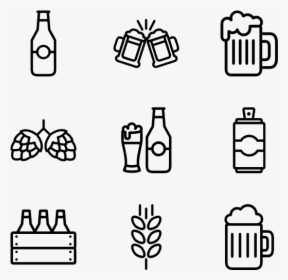 Beer - Restaurant Food Icons Png, Transparent Png, Free Download