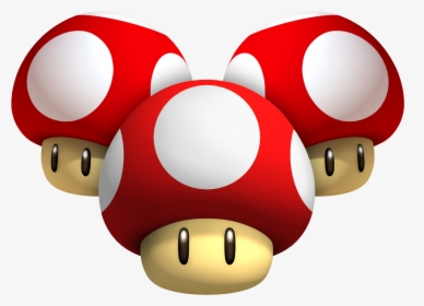 Mushroom Super Mario Png , Png Download - Mario And Luigi Mushrooms, Transparent Png, Free Download