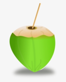 Coconut Drink Svg Clip Arts - Coconut Green Animated, HD Png Download, Free Download