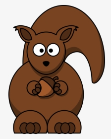Safari Jungle Animal Baby Zoo Animals Cute Clipart - Cartoon Squirrel Clipart, HD Png Download, Free Download