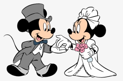 Minnie And Mickey Mouse Wedding, HD Png Download, Free Download