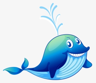 Whale Clipart Water Splash - Whale Water Splash Png, Transparent Png, Free Download