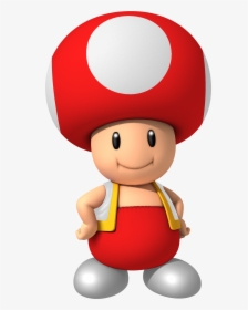Super Mario Mushroom Png - Red Toad From Mario, Transparent Png, Free Download