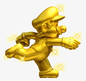 Mario Png Download - New Super Mario Bros 2 Gold Mario, Transparent Png, Free Download