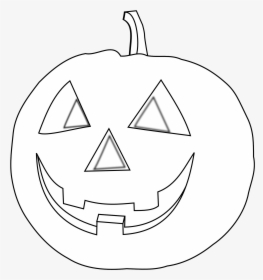 Pumpkin Clipart Apple - Line Drawing Pumpkin Clip Art, HD Png Download, Free Download