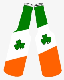 Beer Bottles Irish Flag - Irish Beer Clipart, HD Png Download, Free Download