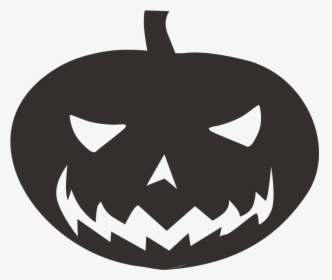 Clip Art Pumpkin Silhouette - Pumpkin Halloween Silhouette, HD Png Download, Free Download