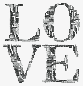 Transparent Caring Clipart - Free Clipart Love Black And White, HD Png Download, Free Download