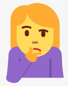 Thinking Emoji Gif Transparent, HD Png Download - kindpng