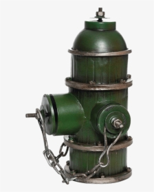 Green Decorative Fire Hydrant - Green Transparent Fire Hydrant, HD Png Download, Free Download