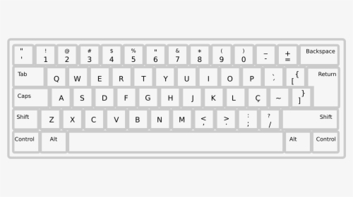Collection Of Images - Keyboard Computer Clipart Black And White, HD