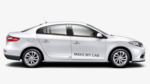 Cab Transparent Image - White Renault Fluence 2014, HD Png Download, Free Download