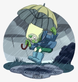 Jumping In Puddles Anime, HD Png Download, Free Download