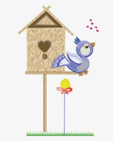 Transparent Birdhouse Clipart Black And White - Nest Box, HD Png Download, Free Download
