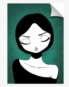 Thinking Girl - Illustration, HD Png Download, Free Download