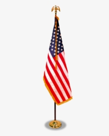 American Flag With Pole - American Flag On Pole Png, Transparent Png, Free Download