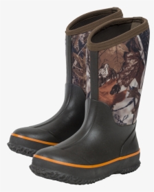 Hunting & Fishing New Zealand Kid"s Mud Stompers - Hunting And Fishing Gumboots, HD Png Download, Free Download