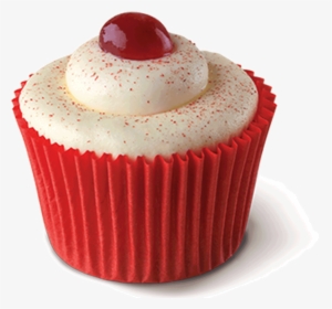 Red Velvet Cupcake Png - Cupcake, Transparent Png, Free Download