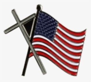 Cross And American Flag Png, Transparent Png, Free Download