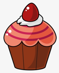 Cartoon Cupcake Clipart - Cartoon Cupcakes Clipart, HD Png Download, Free Download