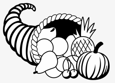 Thanksgiving Clip Art N White - Thanksgiving Black And White, HD Png Download, Free Download