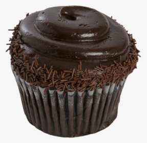 Chocolate Ripple Fudge Cupcake - Chocolate Cupcake Transparent, HD Png Download, Free Download