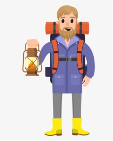 Tourist Png Download - Png Cartoon Traveling, Transparent Png, Free Download