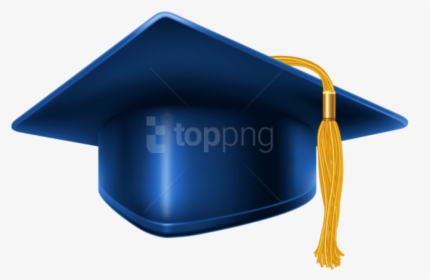 School Clipart, Graduation Caps, High Quality Images, - Blue Graduation Cap Clipart, HD Png Download, Free Download